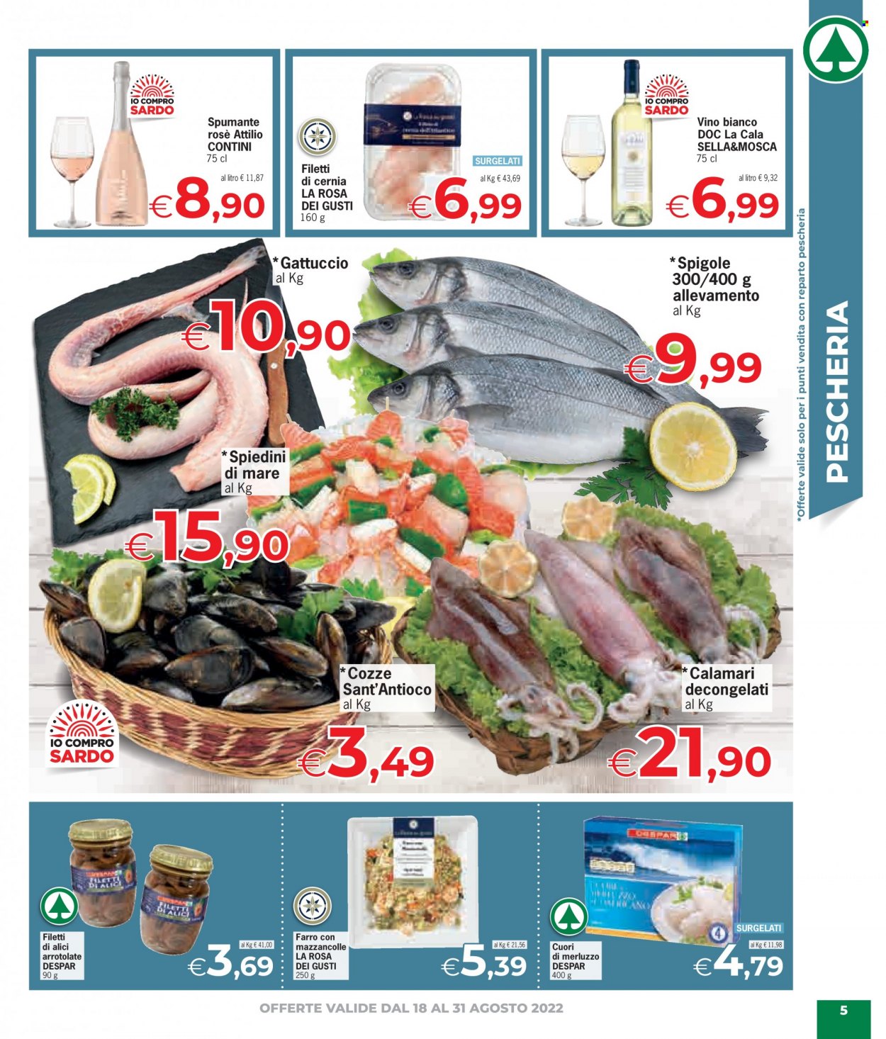 Volantino Eurospar - 18/8/2022 - 31/8/2022. Pagina 5