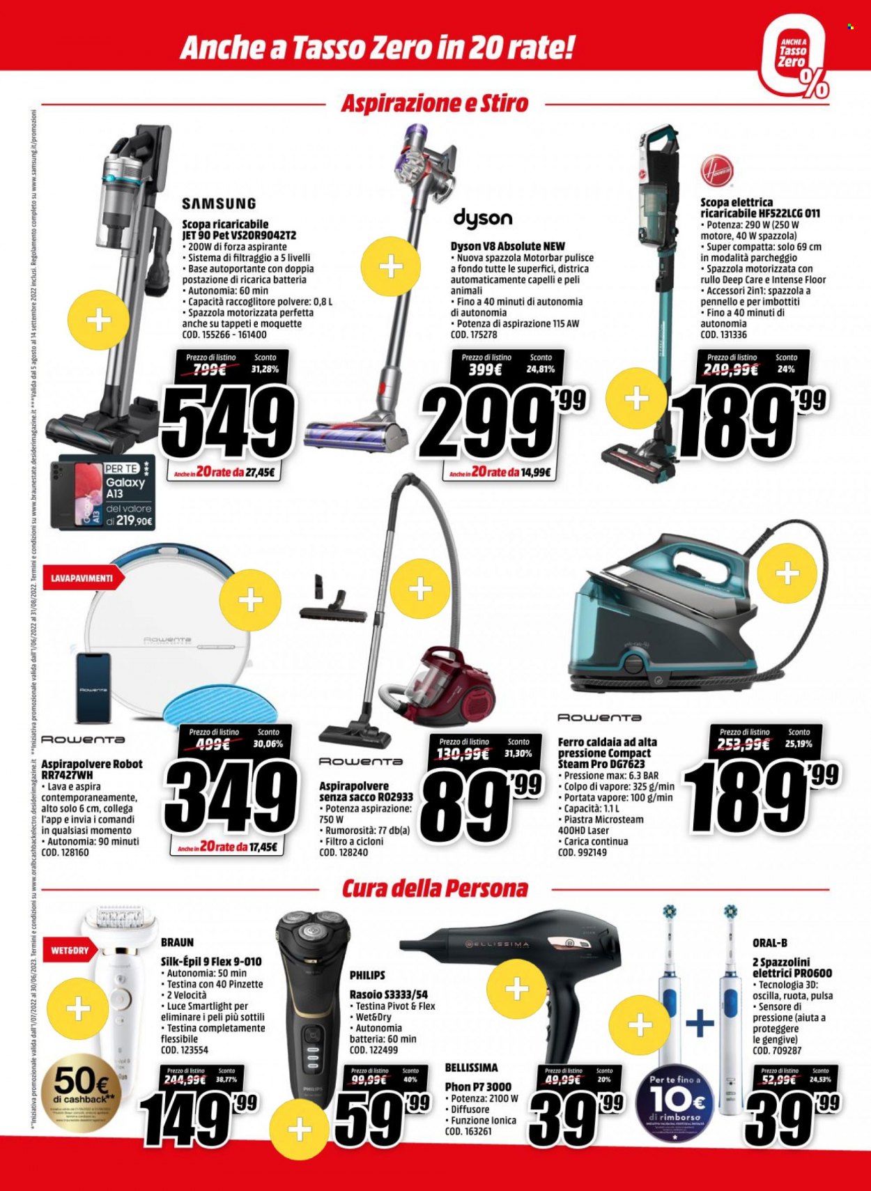 Volantino MediaWorld - 18/8/2022 - 31/8/2022. Pagina 31