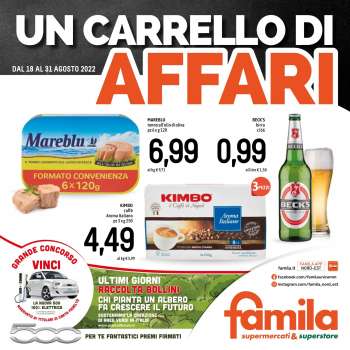Volantino Famila - 18/8/2022 - 31/8/2022.