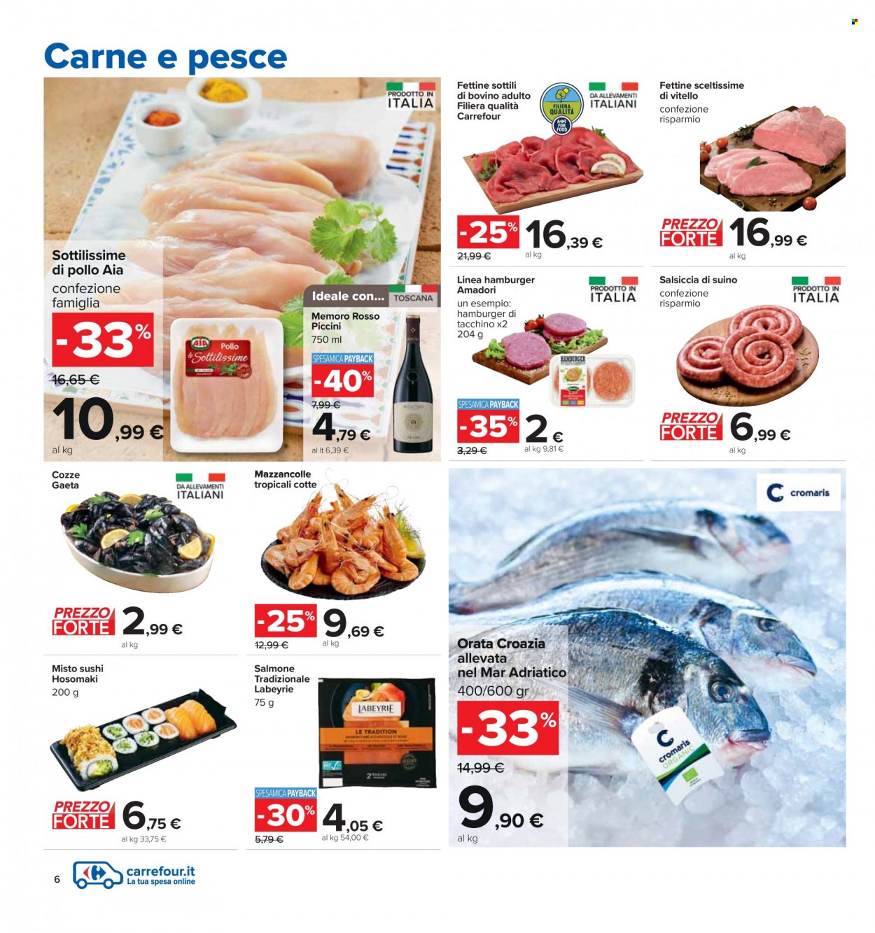 Volantino Carrefour - 23/8/2022 - 1/9/2022. Pagina 6