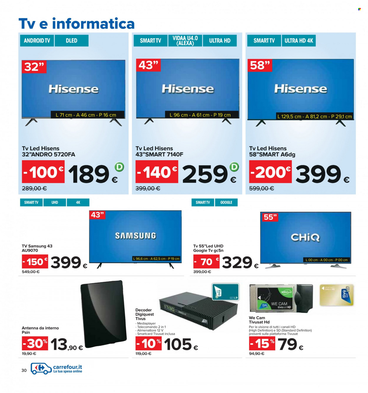 Volantino Carrefour - 23/8/2022 - 1/9/2022. Pagina 30