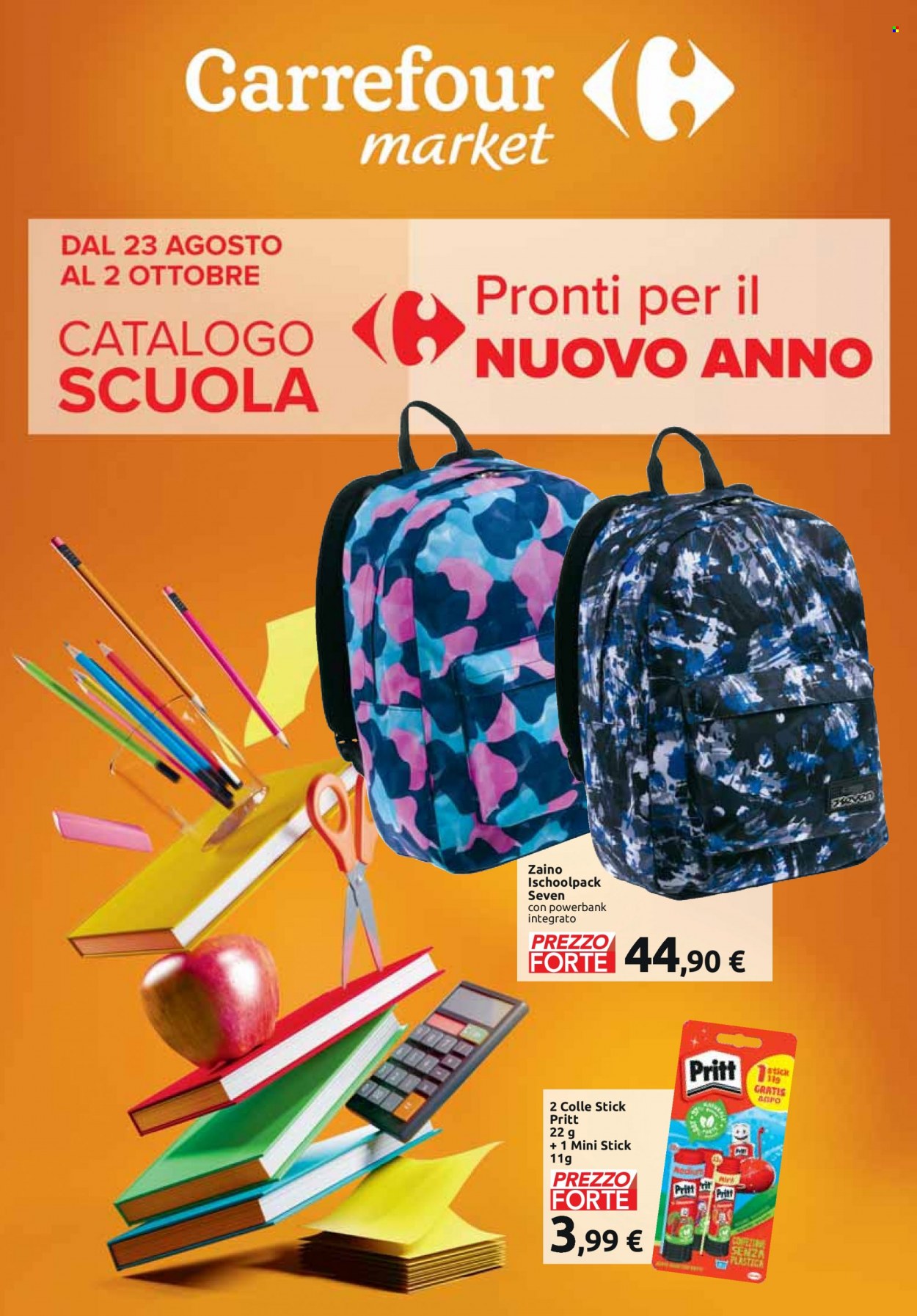 Volantino Carrefour - 23/8/2022 - 2/10/2022. Pagina 1
