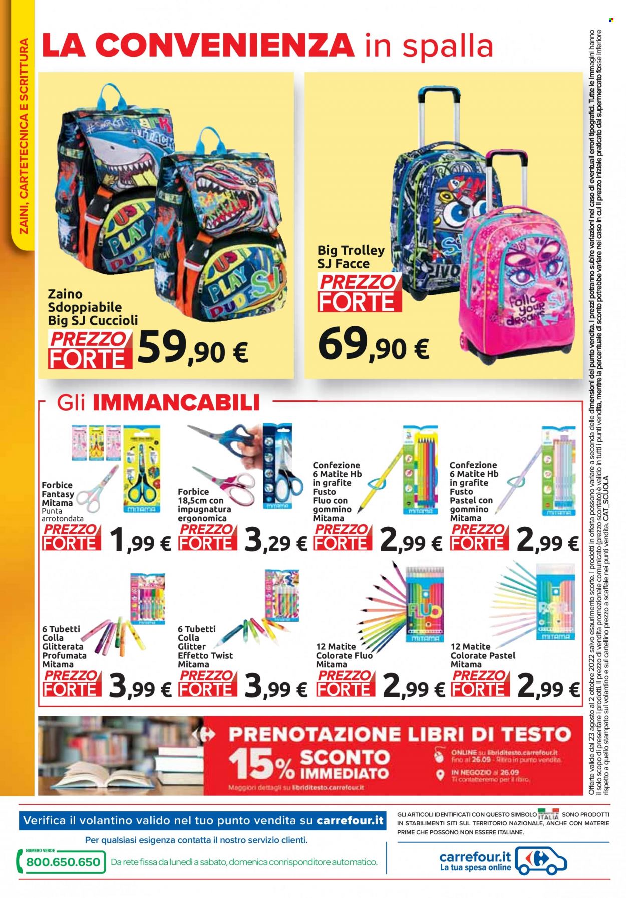Volantino Carrefour - 23/8/2022 - 2/10/2022. Pagina 8