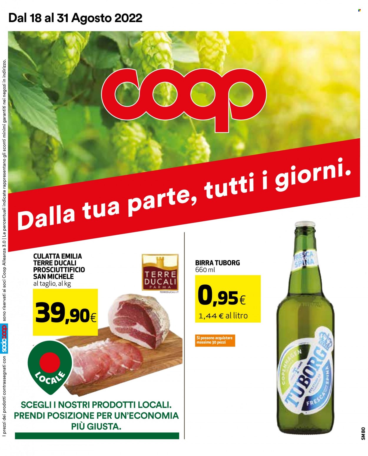 Leták Coop - 18.8.2022 - 31.8.2022. Strana 1