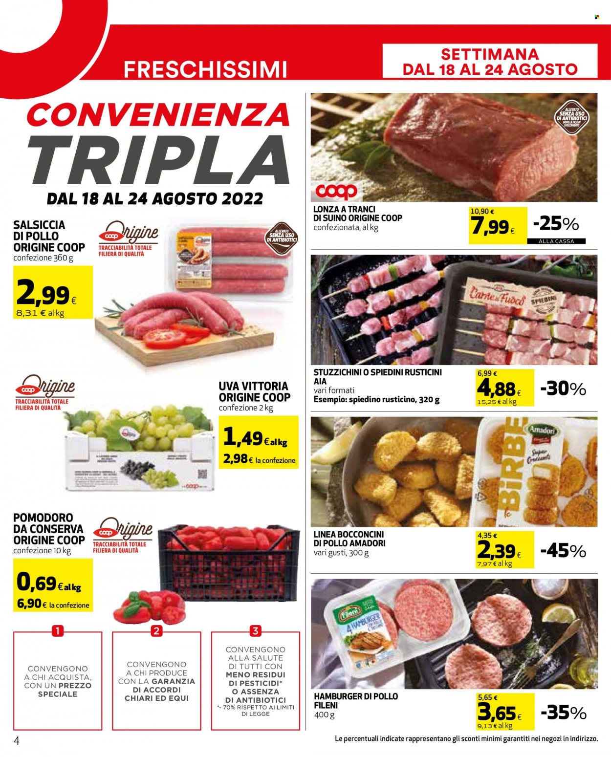 Volantino Coop - 18/8/2022 - 31/8/2022. Pagina 4