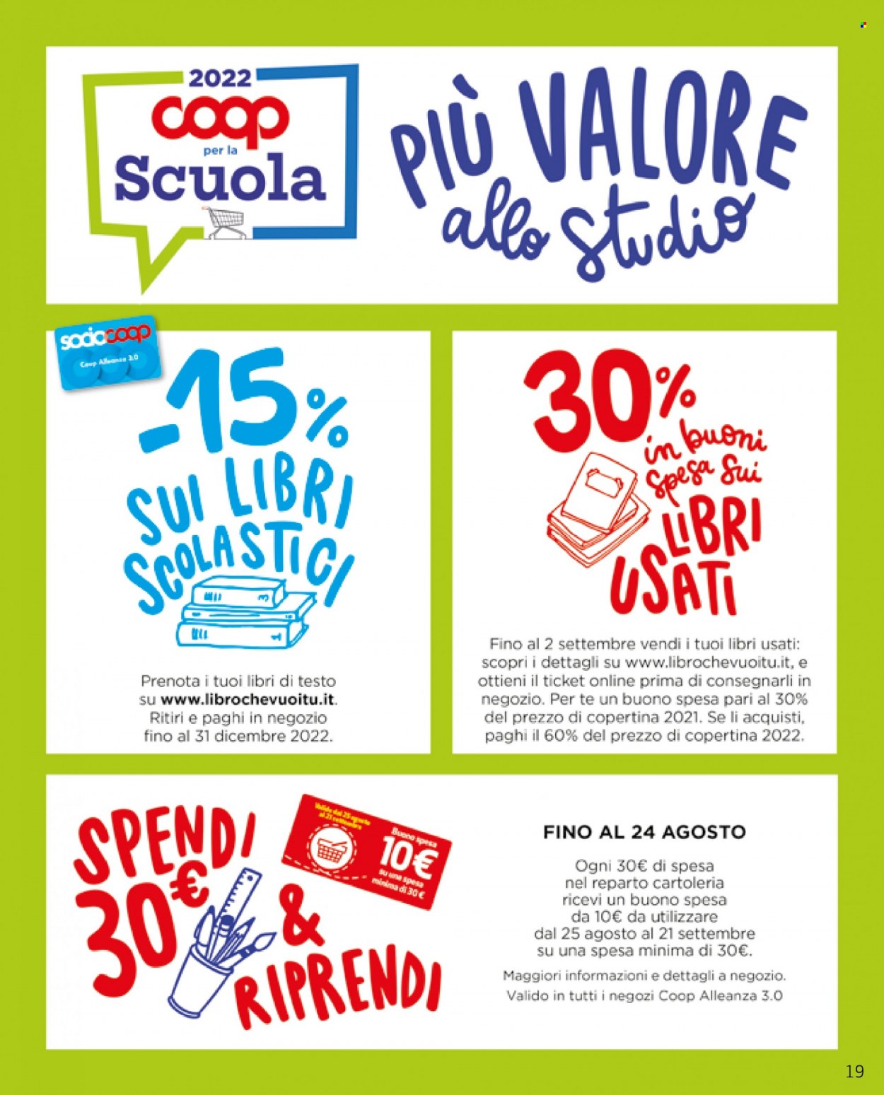 Volantino Coop - 18/8/2022 - 31/8/2022. Pagina 19