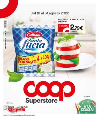 Volantino Coop - 18/8/2022 - 31/8/2022.