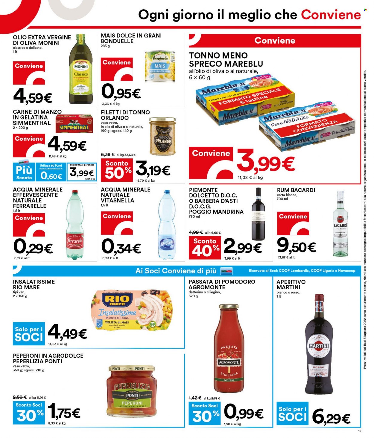 Volantino Coop - 18/8/2022 - 31/8/2022. Pagina 15
