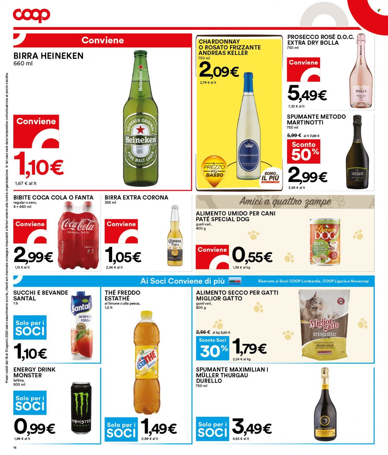 Volantino Coop - 18/8/2022 - 31/8/2022. Pagina 16
