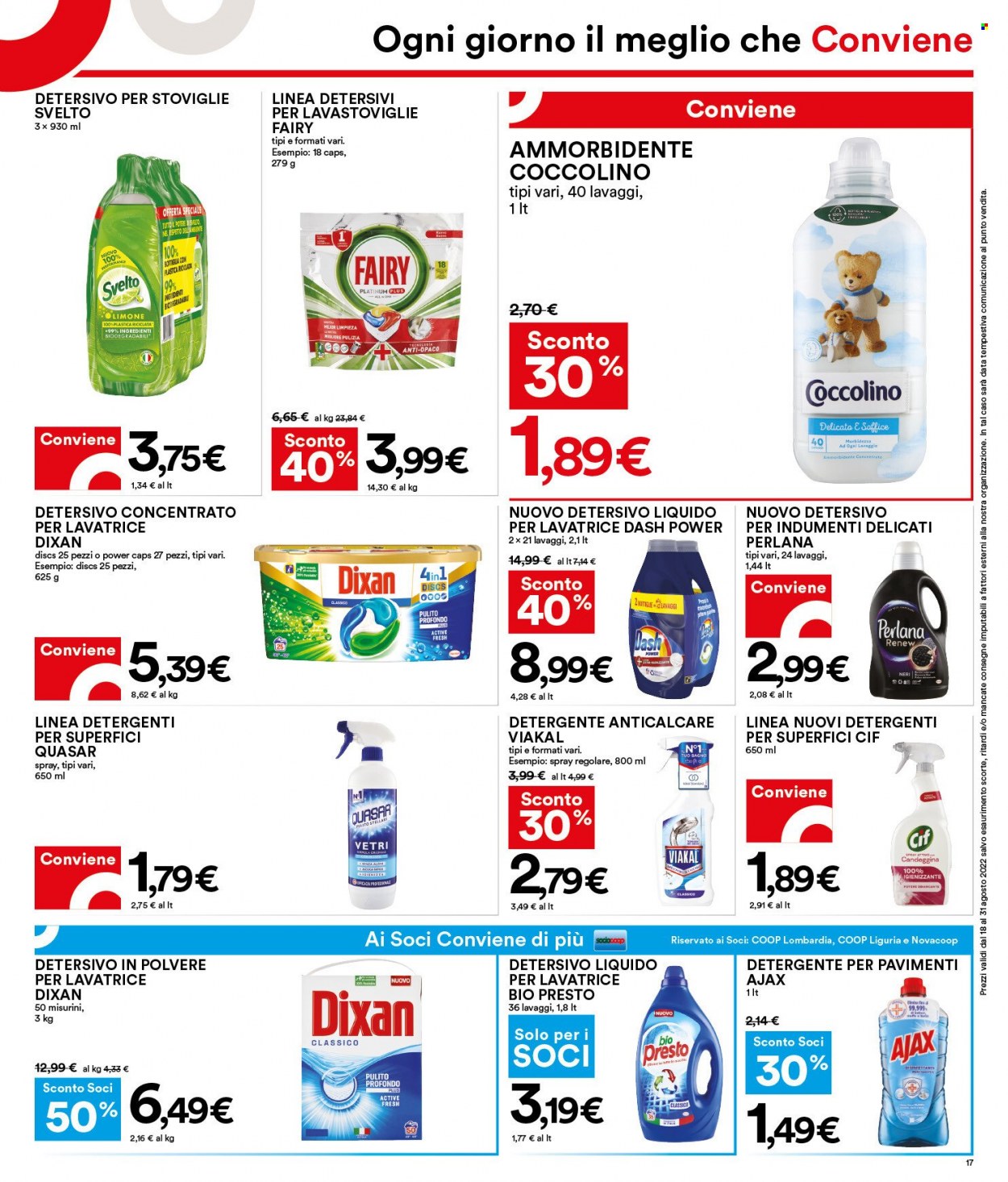 Volantino Coop - 18/8/2022 - 31/8/2022. Pagina 17