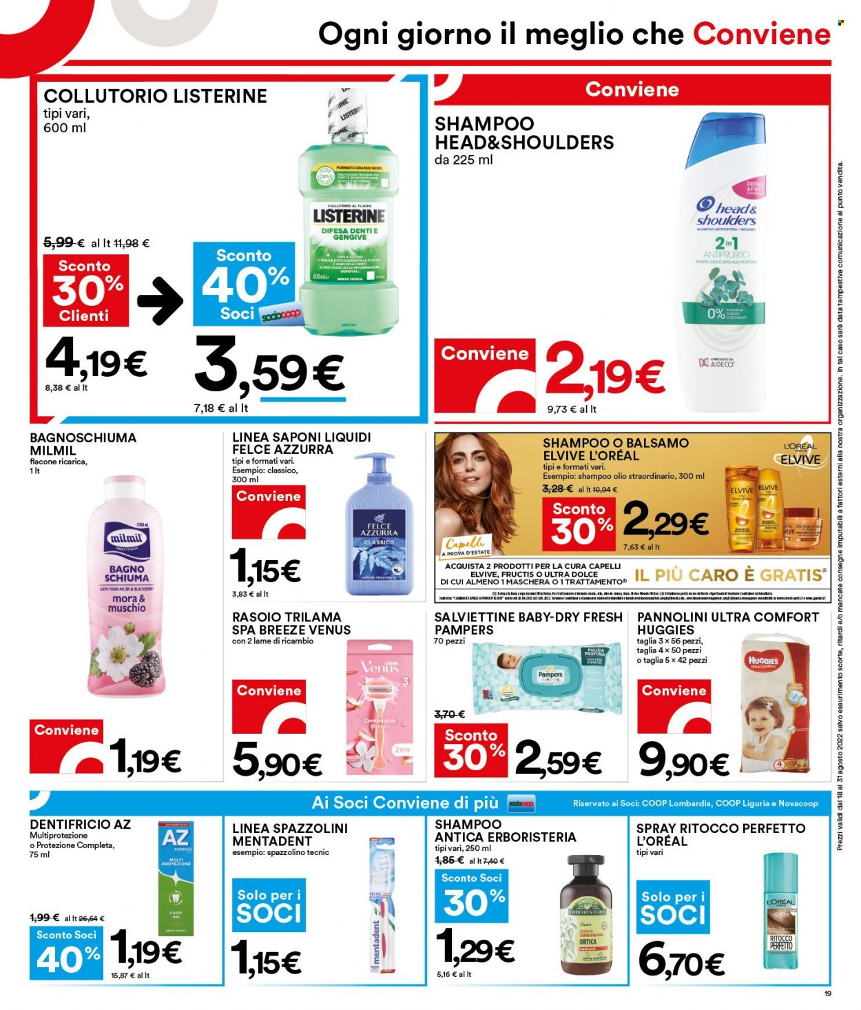 Volantino Coop - 18/8/2022 - 31/8/2022. Pagina 19