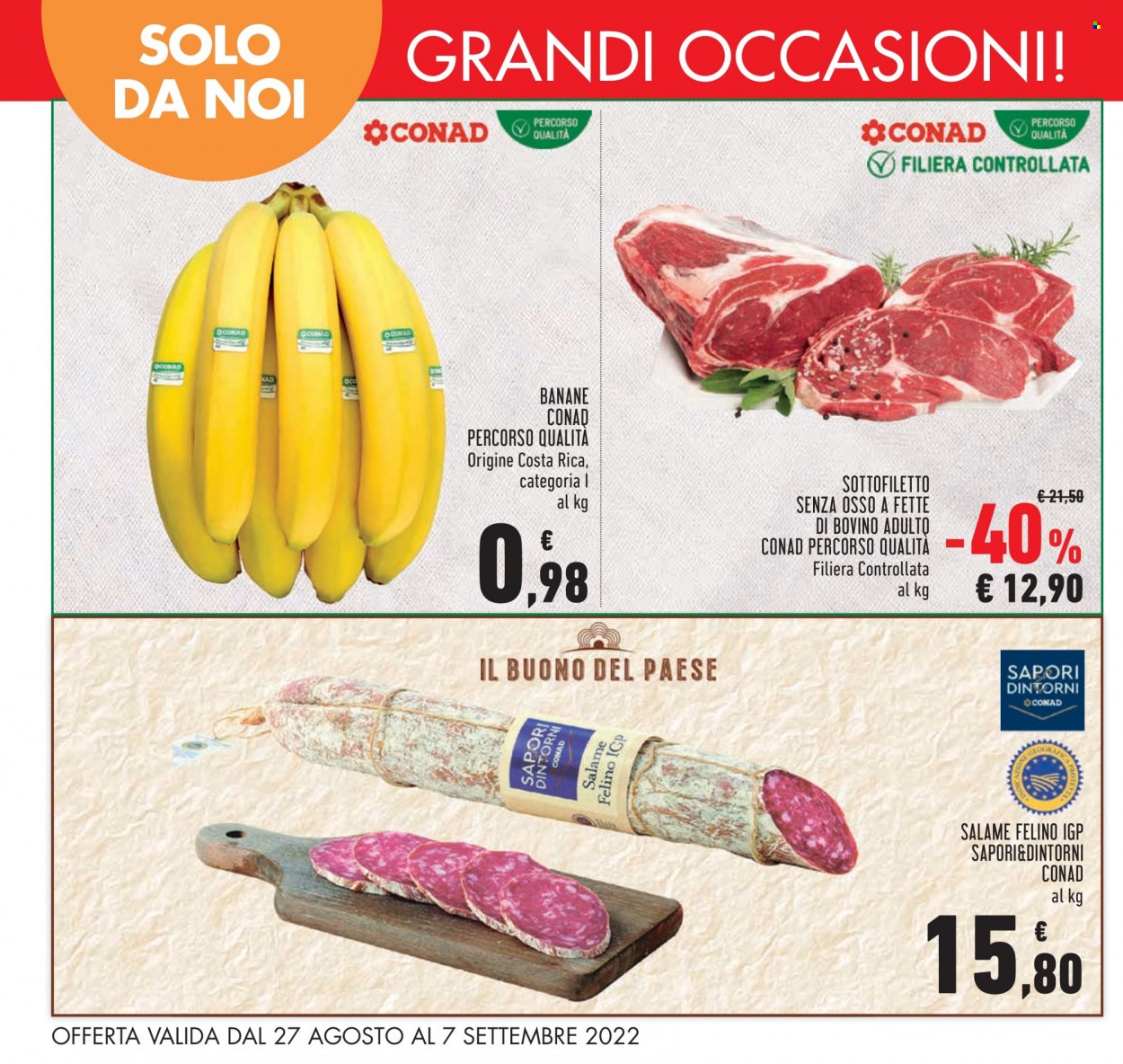 Volantino Conad - 27/8/2022 - 7/9/2022. Pagina 8