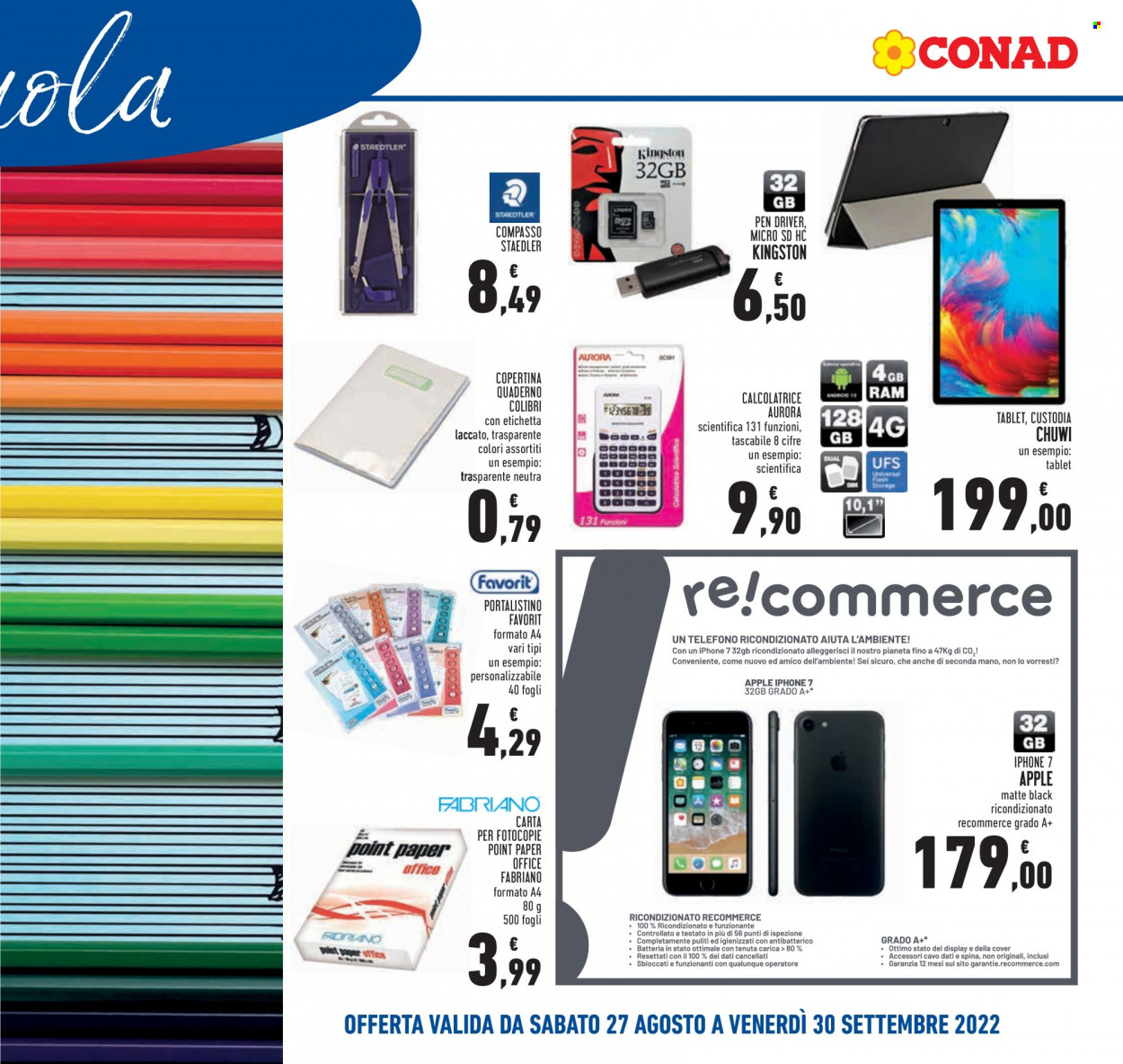 Volantino Conad - 27/8/2022 - 7/9/2022. Pagina 29