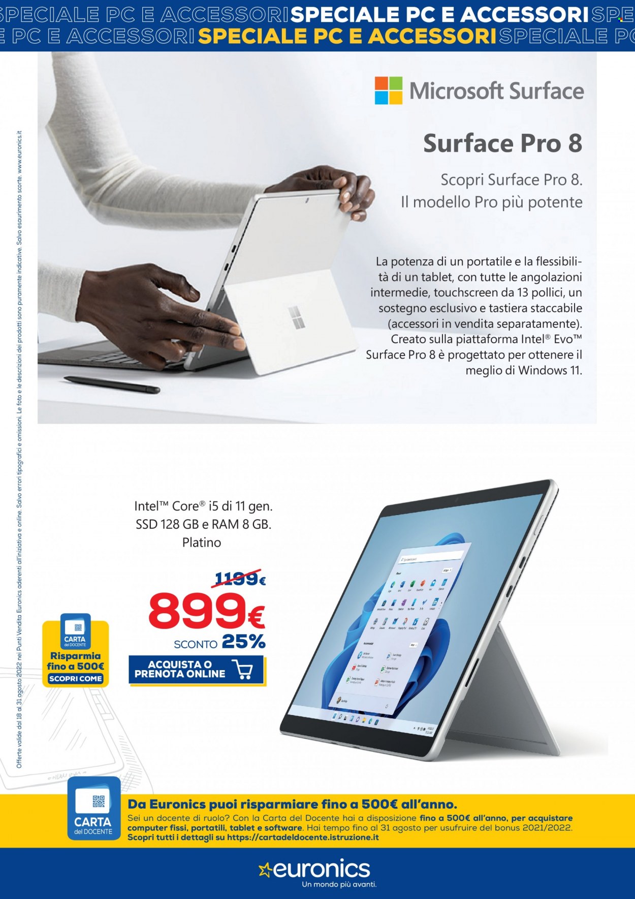 Volantino Euronics - 18/8/2022 - 31/8/2022. Pagina 3