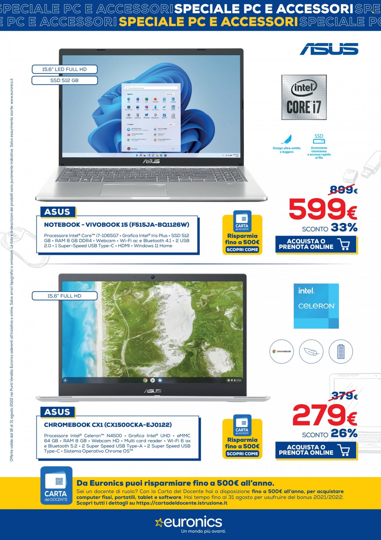 Volantino Euronics - 18/8/2022 - 31/8/2022. Pagina 14