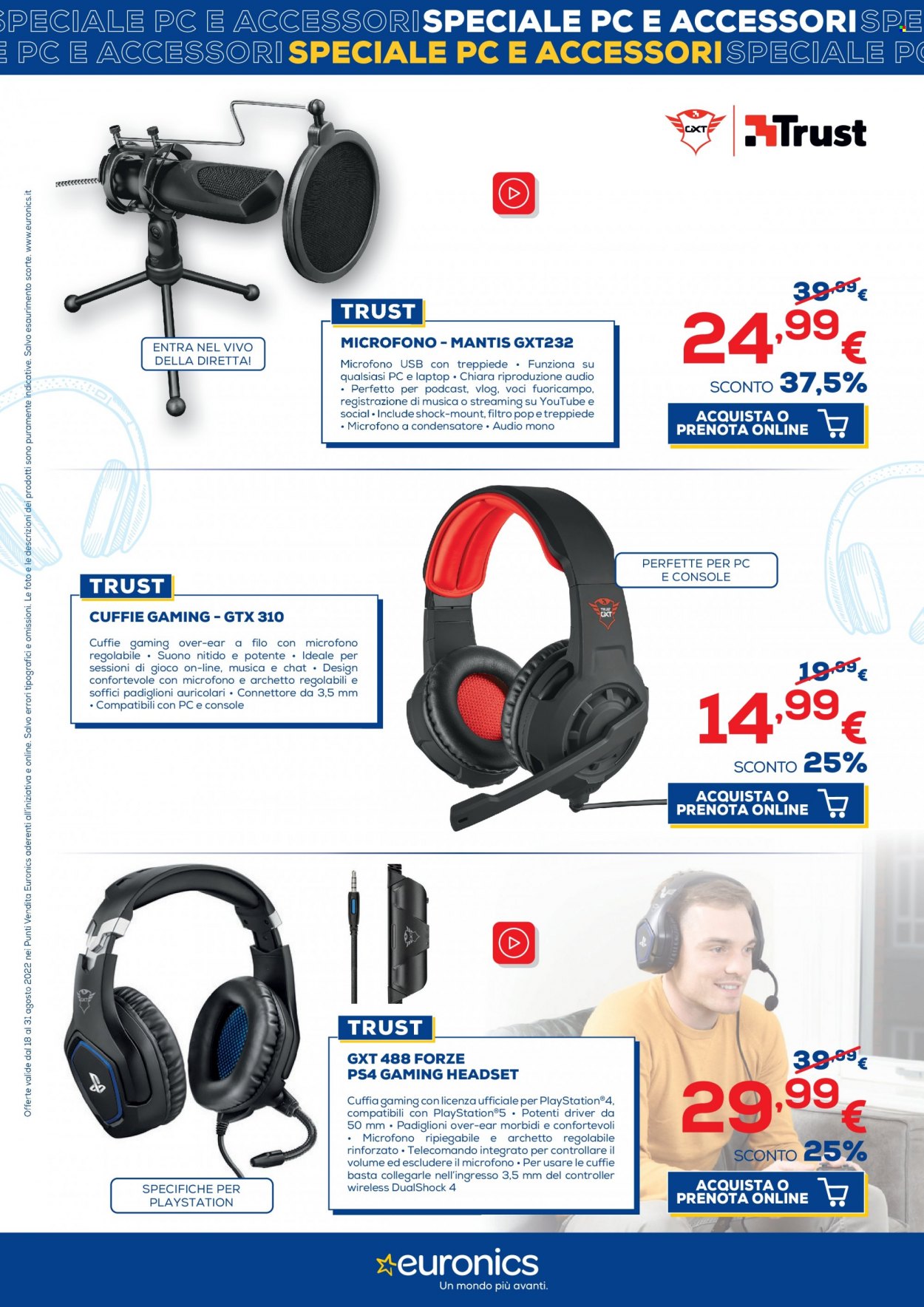 Volantino Euronics - 18/8/2022 - 31/8/2022. Pagina 22