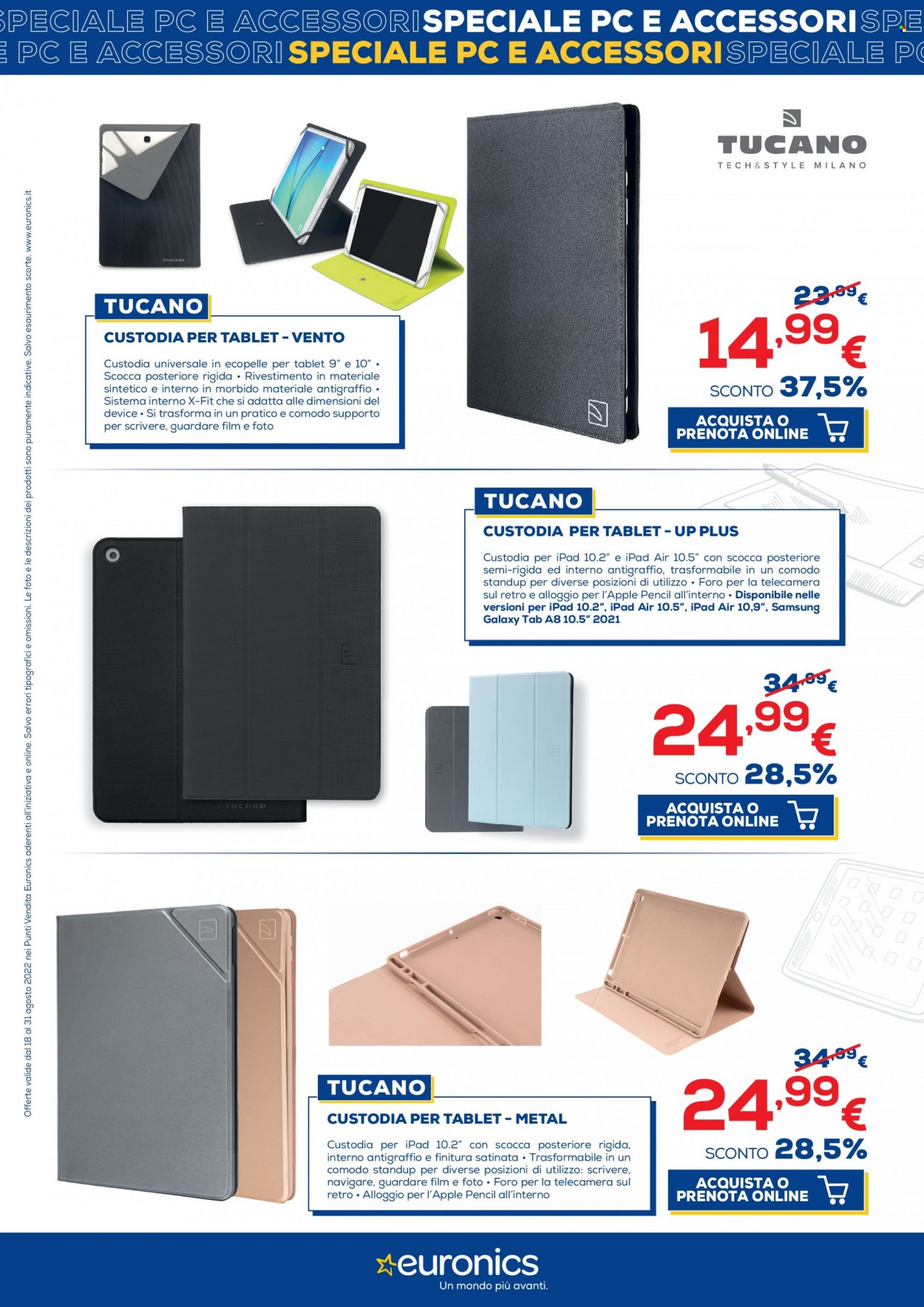 Volantino Euronics - 18/8/2022 - 31/8/2022. Pagina 30