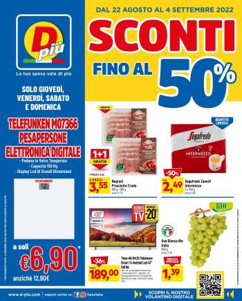 Volantino Dpiù - 22/8/2022 - 4/9/2022.