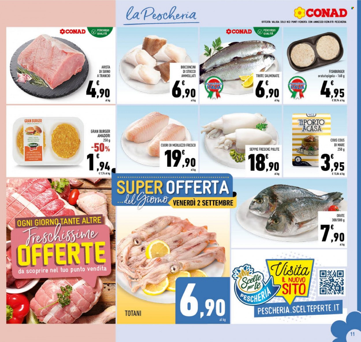 Volantino Conad - 24/8/2022 - 4/9/2022. Pagina 11