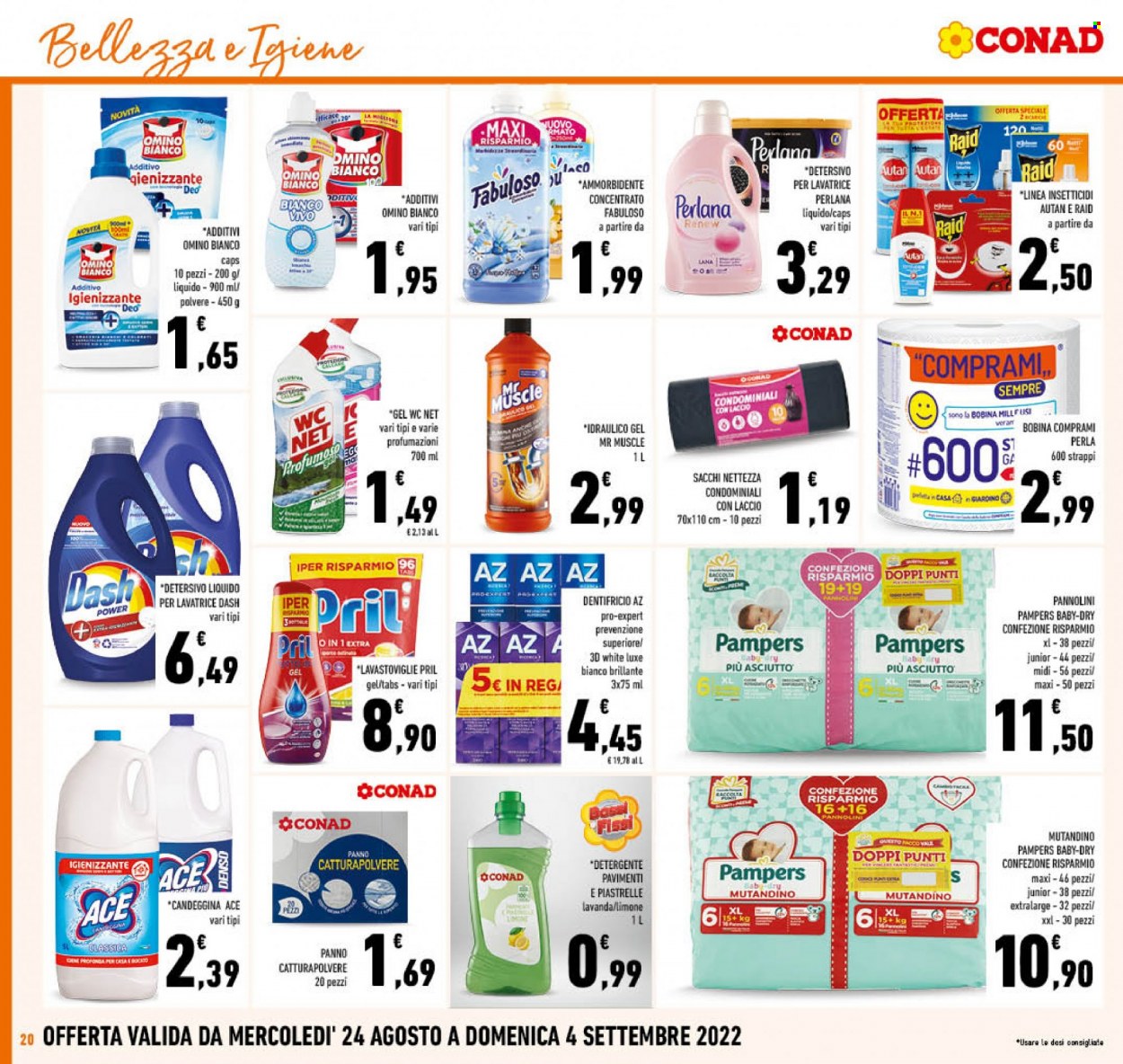 Volantino Conad - 24/8/2022 - 4/9/2022. Pagina 20