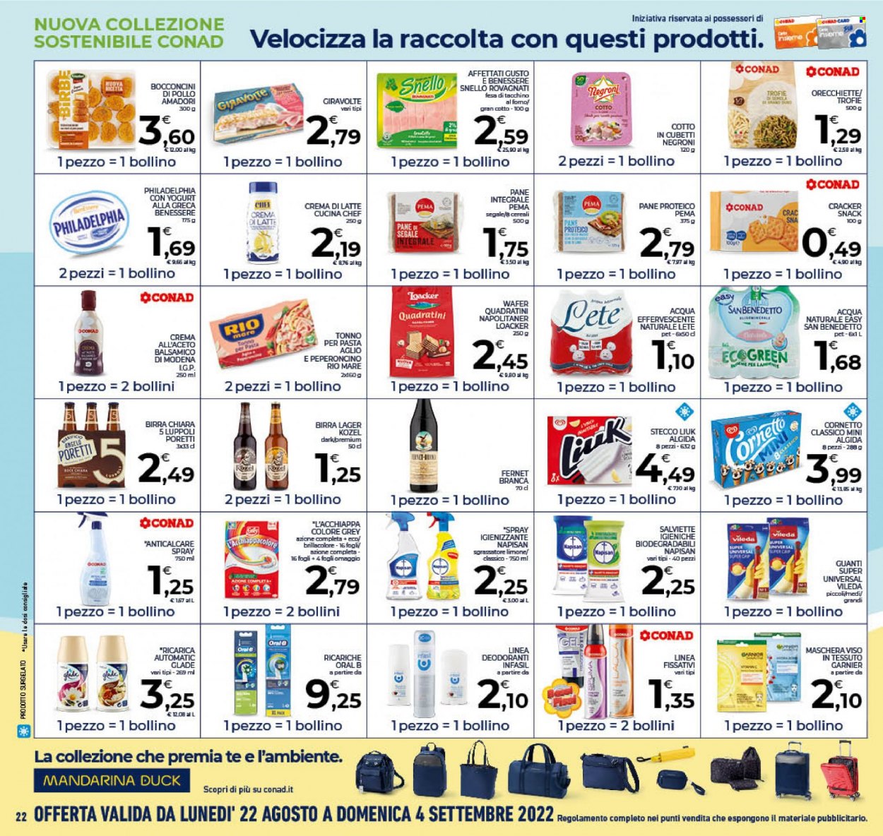 Volantino Conad - 24/8/2022 - 4/9/2022. Pagina 22