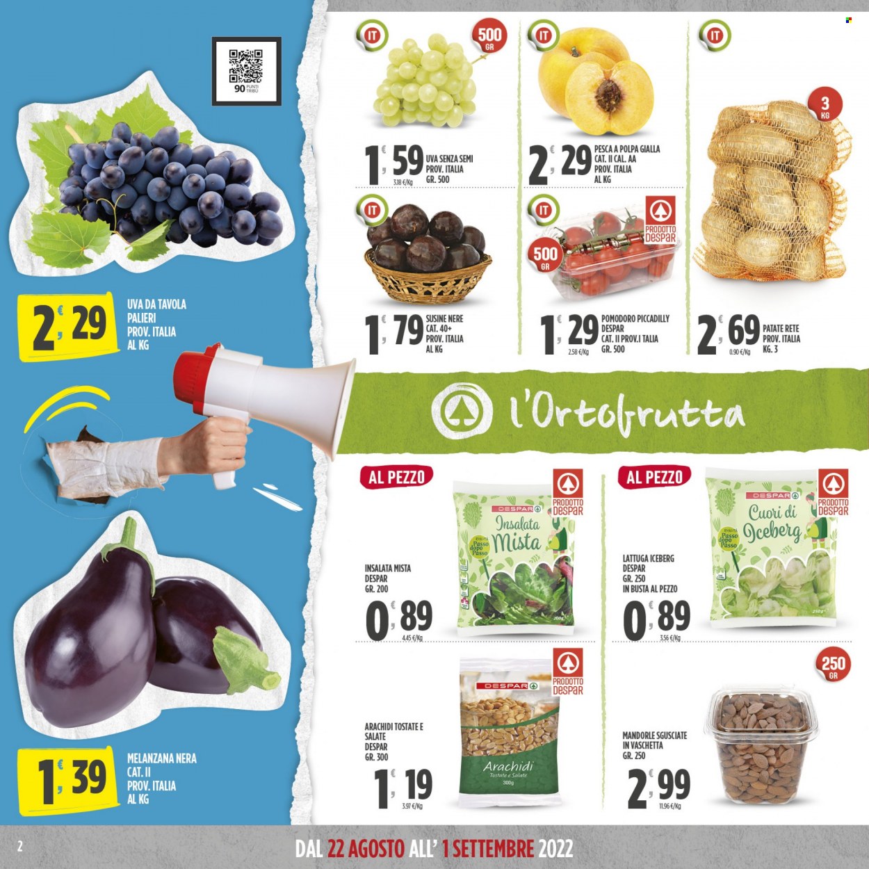 Volantino Eurospar - 22/8/2022 - 1/9/2022. Pagina 2