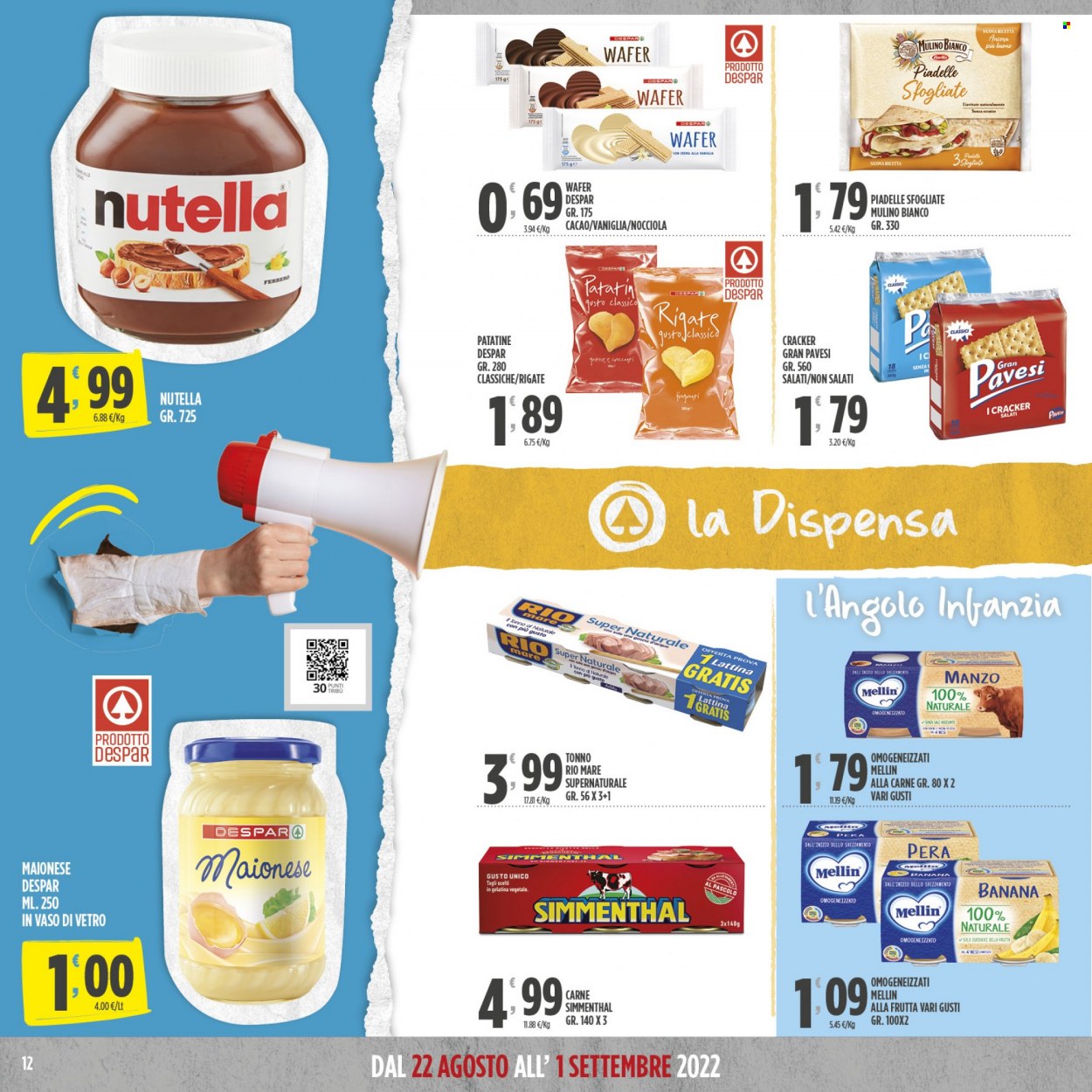 Volantino Eurospar - 22/8/2022 - 1/9/2022. Pagina 12