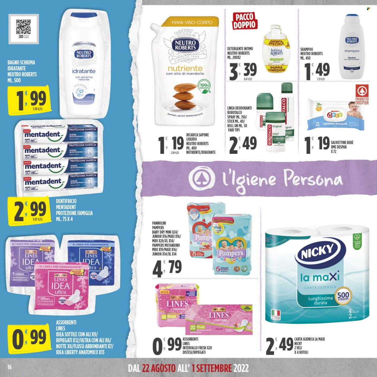 Volantino Eurospar - 22/8/2022 - 1/9/2022. Pagina 16