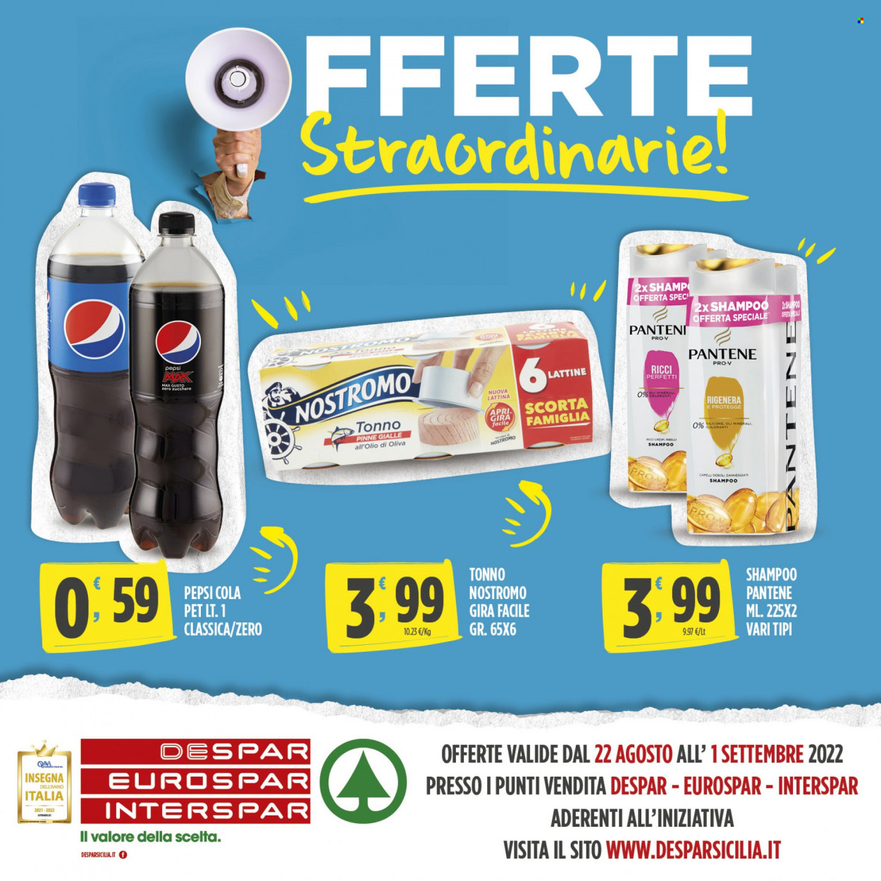 Volantino Eurospar - 22/8/2022 - 1/9/2022. Pagina 20