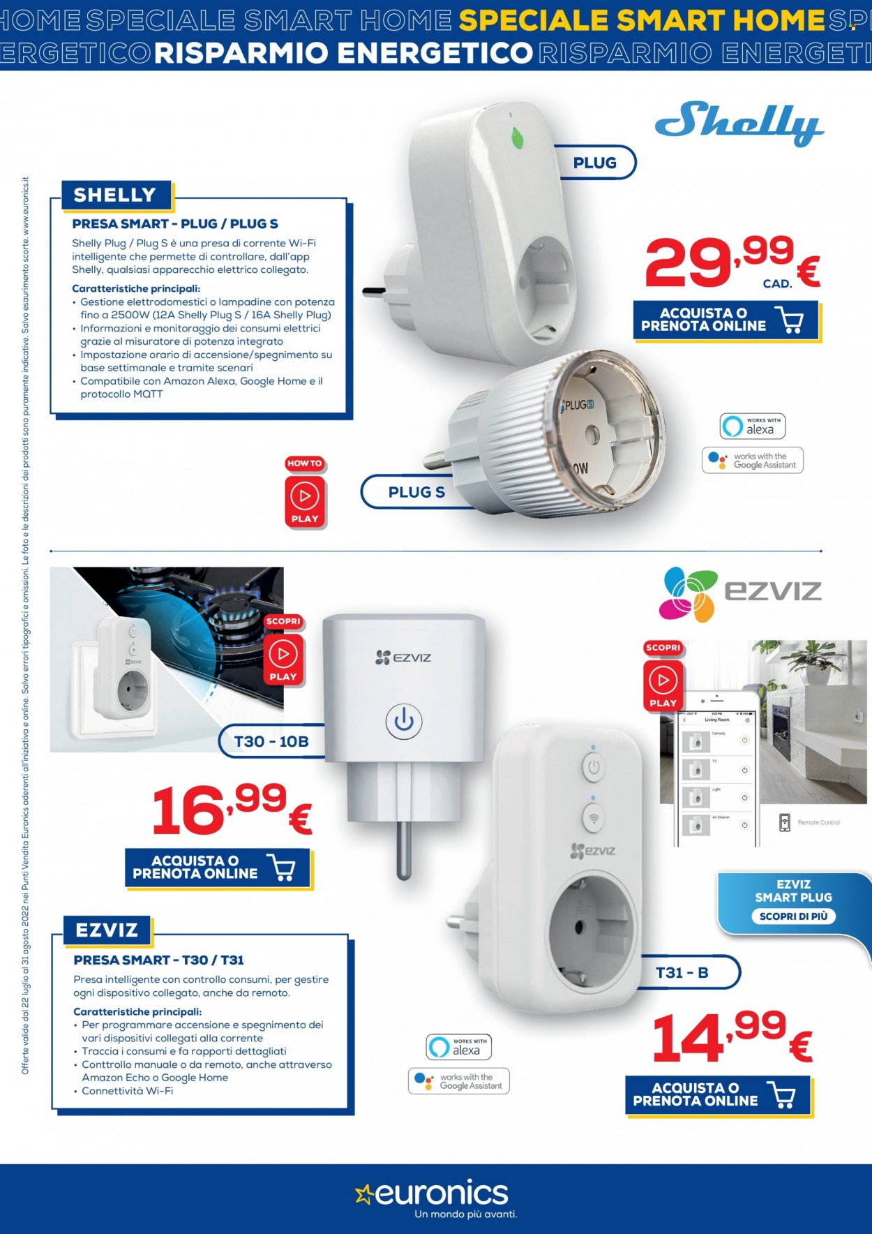 Volantino Euronics - 22/8/2022 - 31/8/2022. Pagina 29