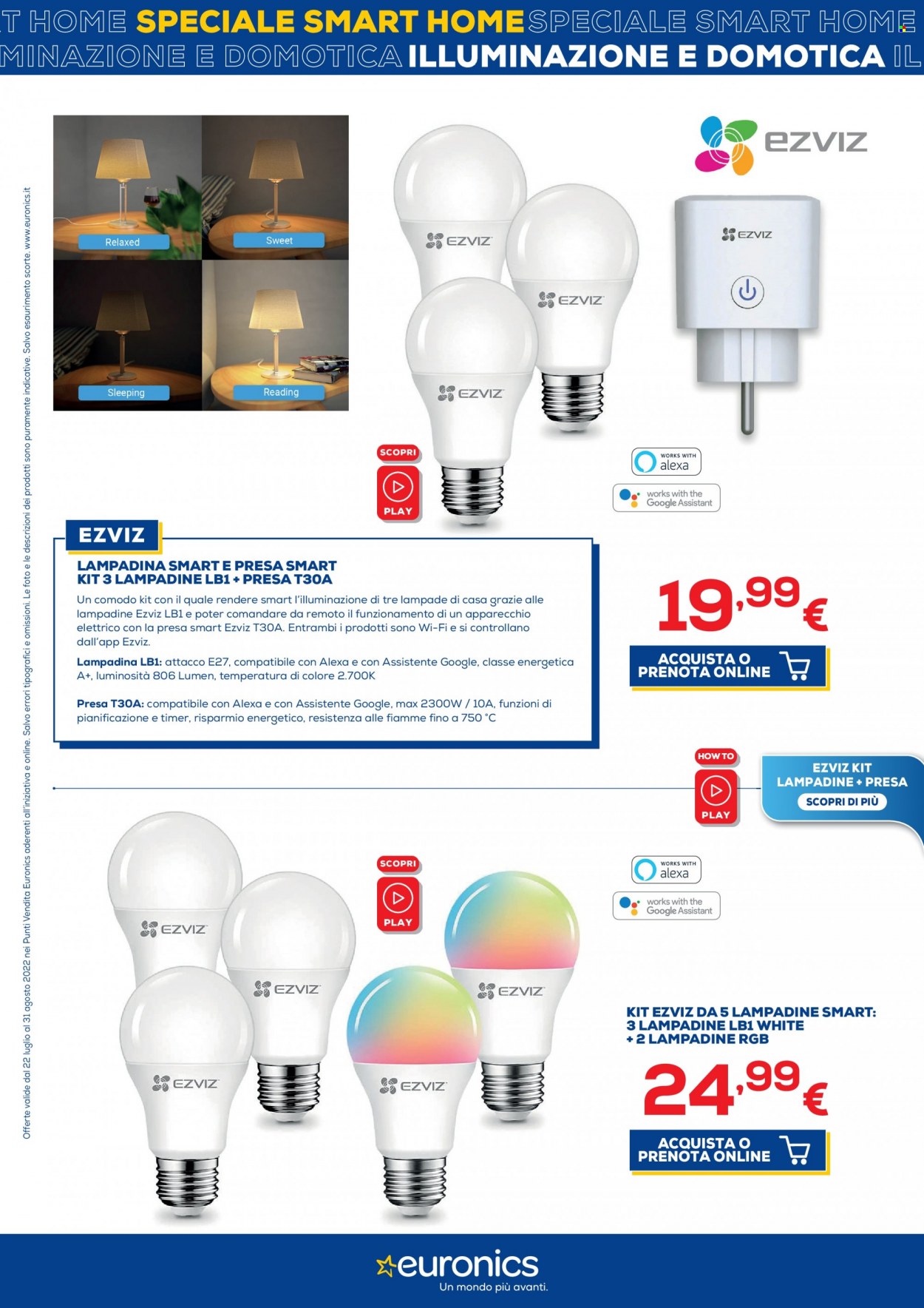 Volantino Euronics - 22/8/2022 - 31/8/2022. Pagina 36