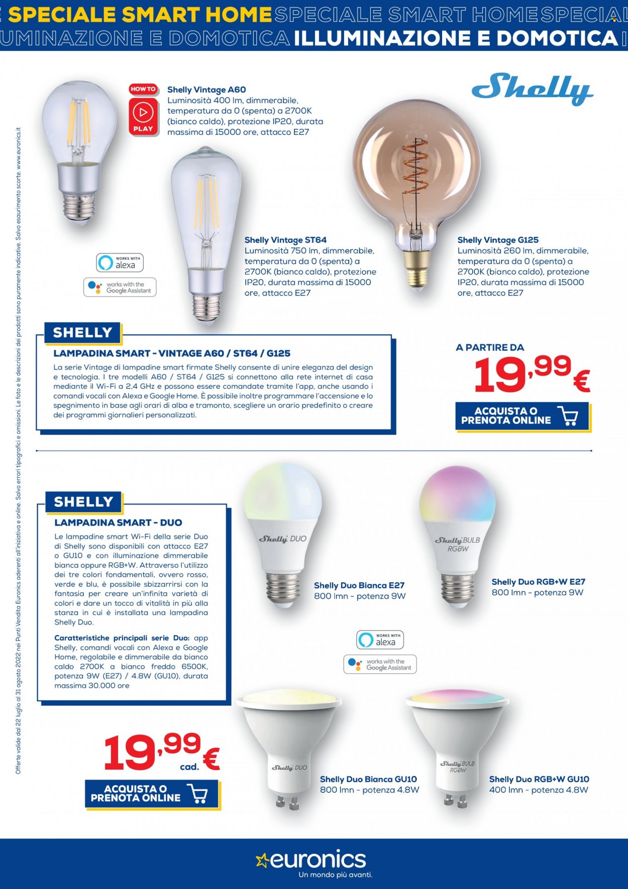 Volantino Euronics - 22/8/2022 - 31/8/2022. Pagina 37