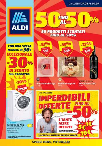Volantino Aldi - 29/8/2022 - 4/9/2022.