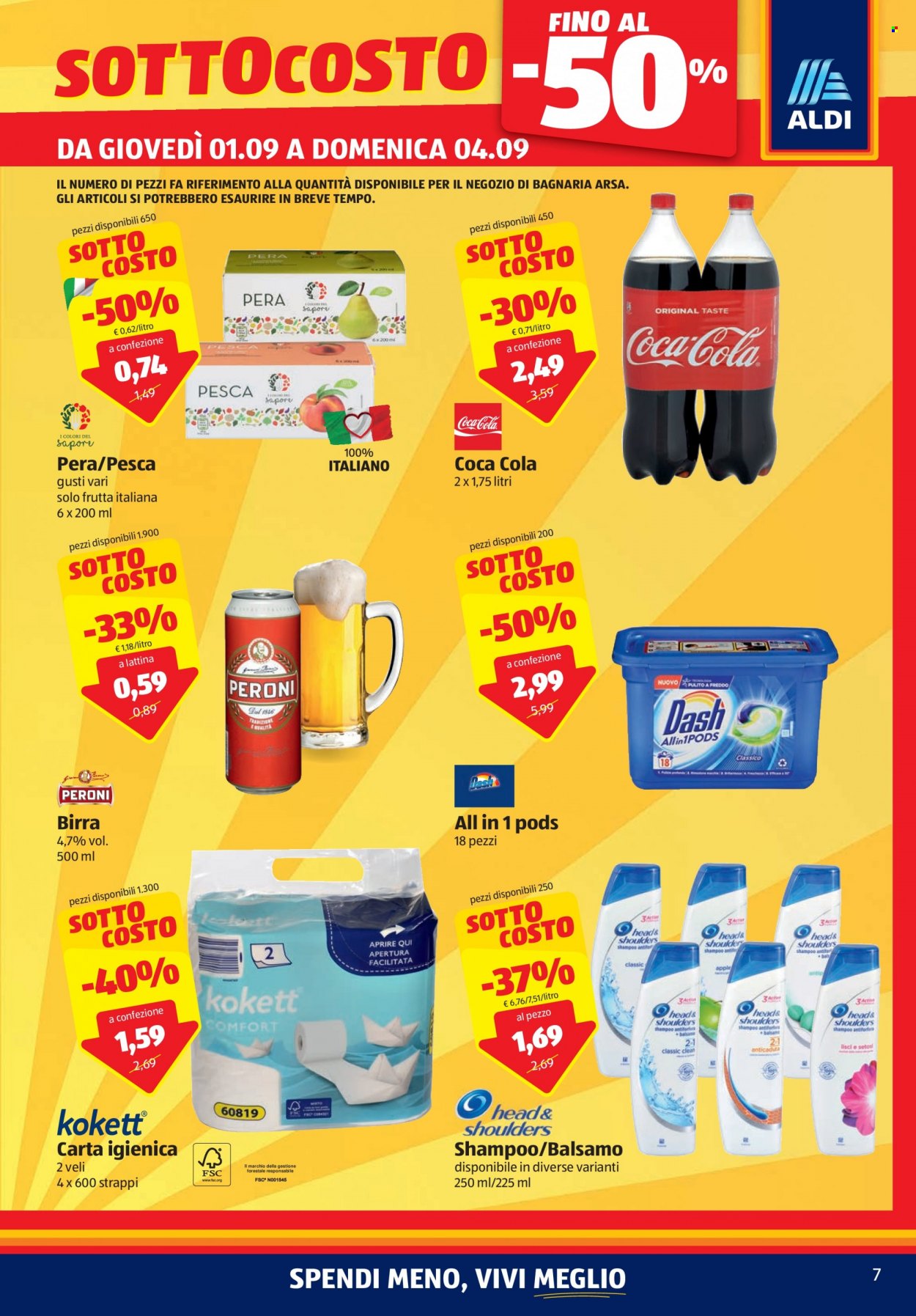 Volantino Aldi - 1/9/2022 - 4/9/2022. Pagina 7