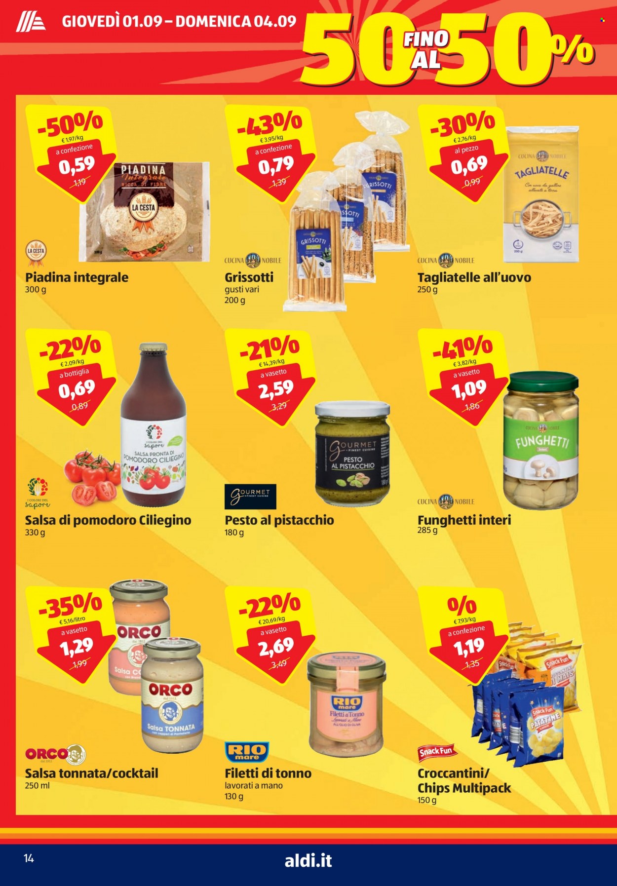 Volantino Aldi - 1/9/2022 - 4/9/2022. Pagina 14
