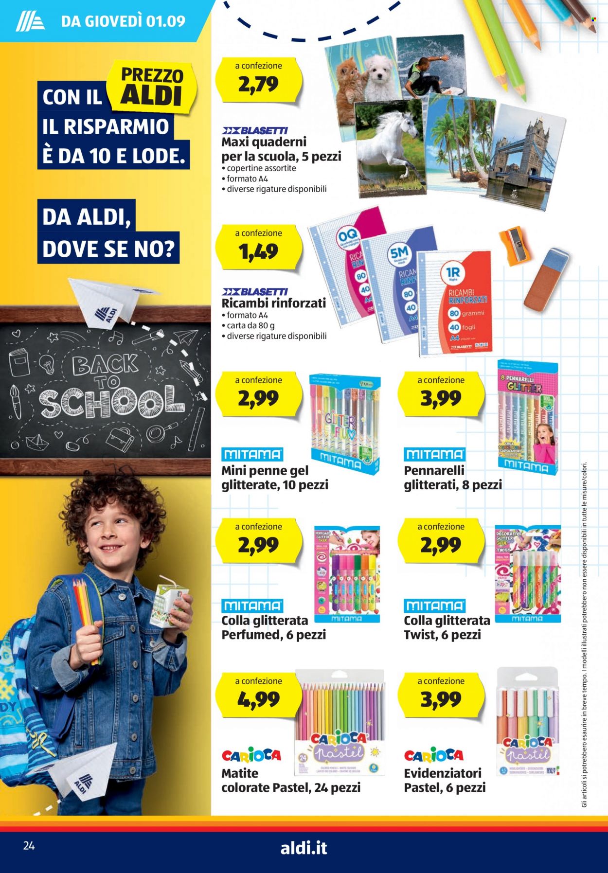 Volantino Aldi - 1/9/2022 - 4/9/2022. Pagina 24