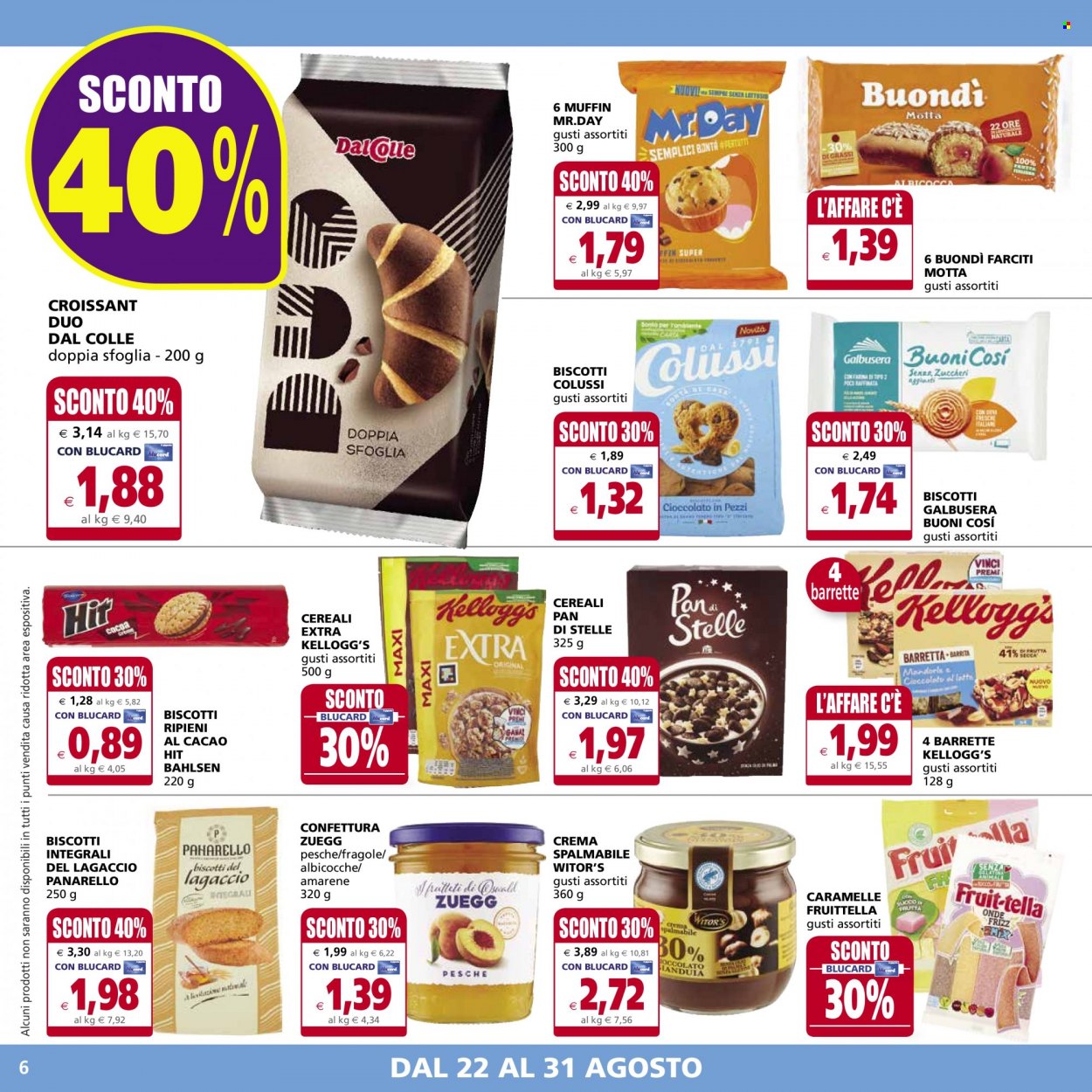 Volantino Il Gigante - 22/8/2022 - 31/8/2022. Pagina 6
