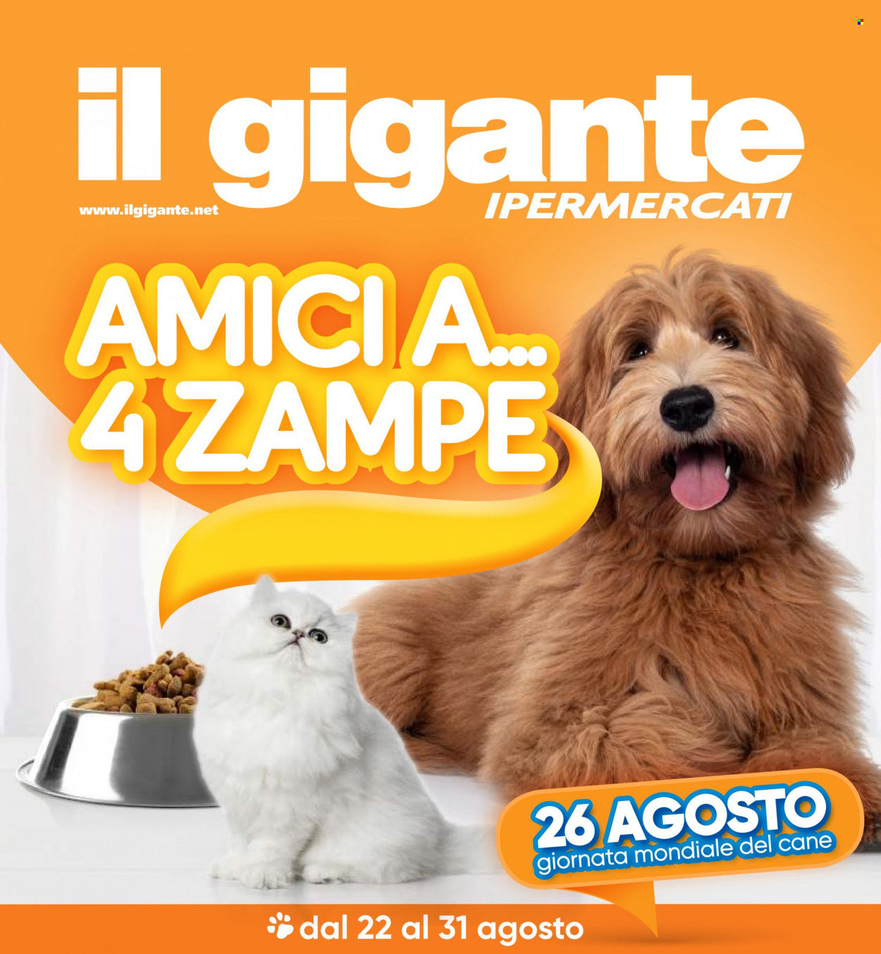 Volantino Il Gigante - 22/8/2022 - 31/8/2022. Pagina 1