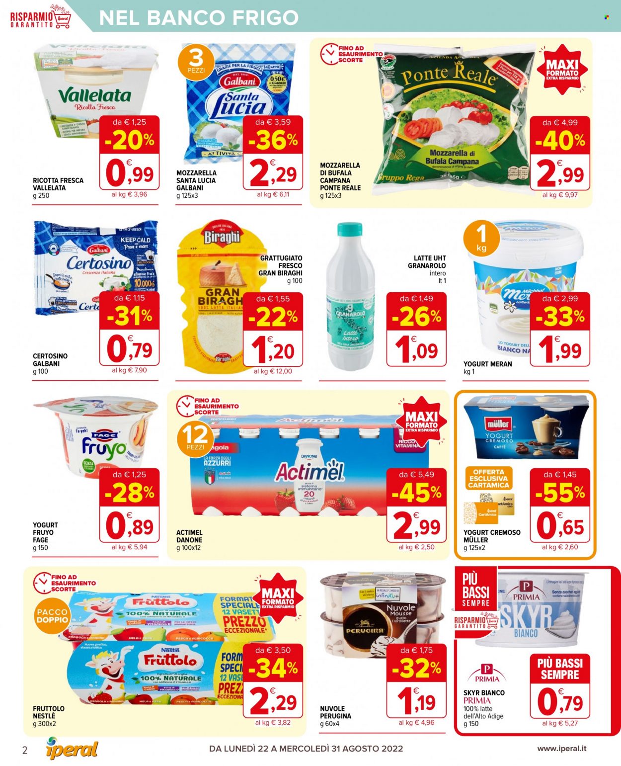 Volantino Iperal - 22/8/2022 - 31/8/2022. Pagina 2