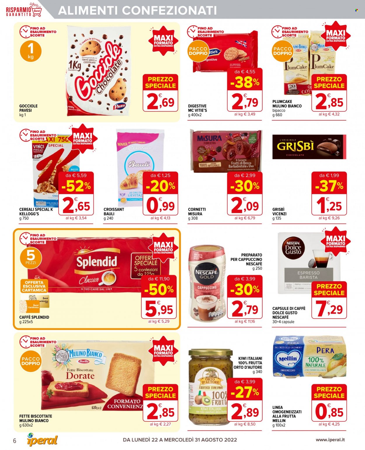 Volantino Iperal - 22/8/2022 - 31/8/2022. Pagina 6