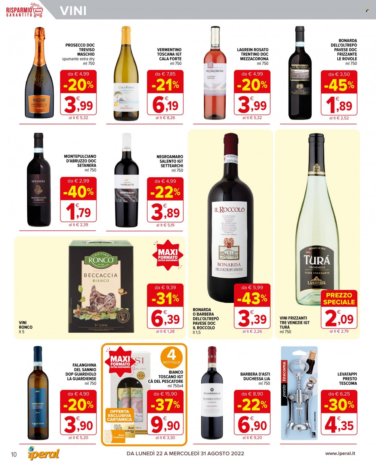 Volantino Iperal - 22/8/2022 - 31/8/2022. Pagina 10