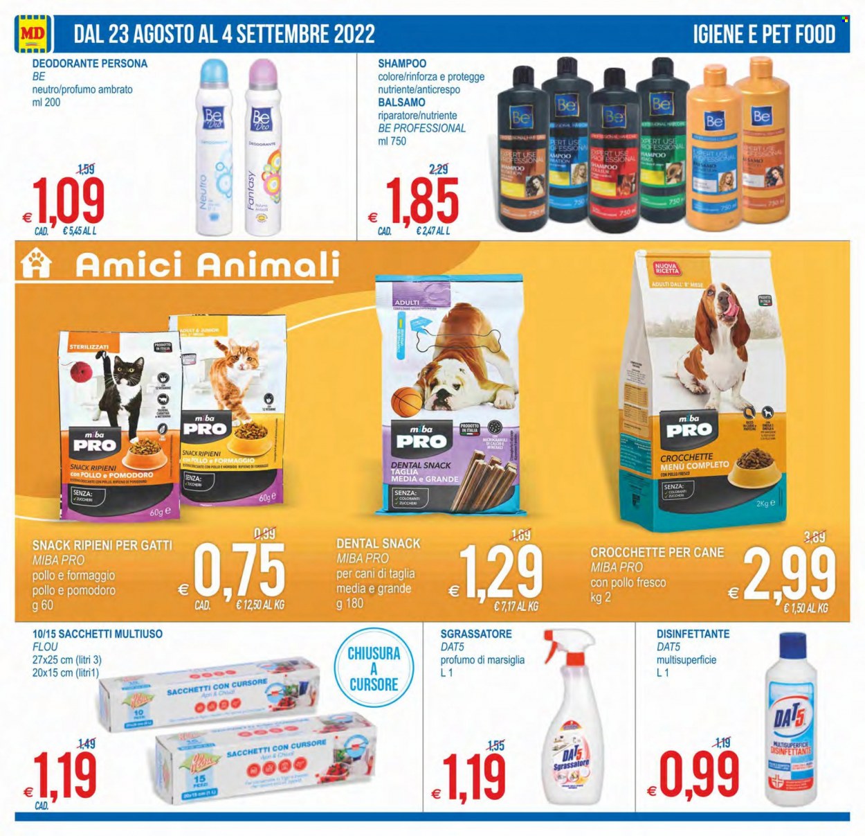 Volantino MD Discount - 23/8/2022 - 4/9/2022. Pagina 16