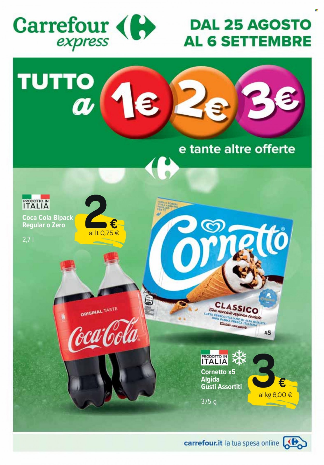 Leták Carrefour - 25.8.2022 - 6.9.2022. Strana 1