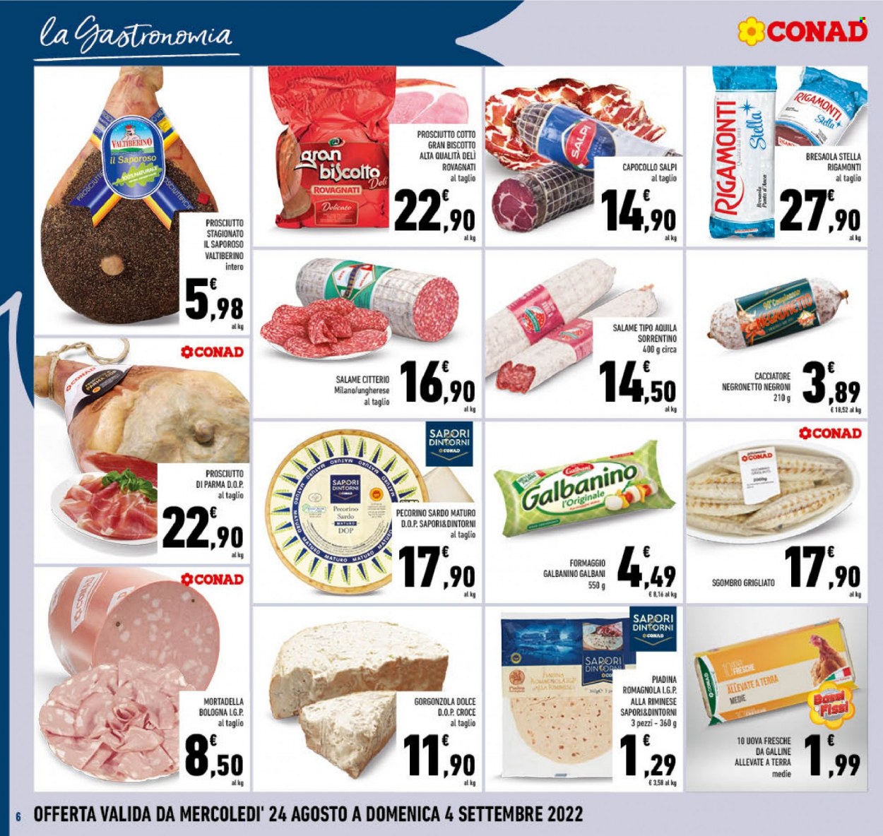 Volantino Conad - 24/8/2022 - 4/9/2022. Pagina 6