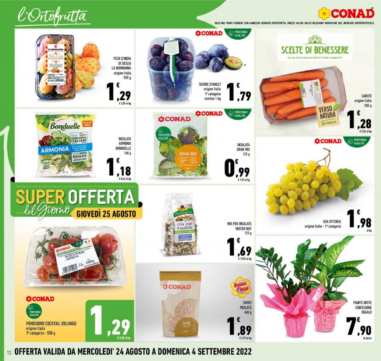 Volantino Conad - 24/8/2022 - 4/9/2022. Pagina 12