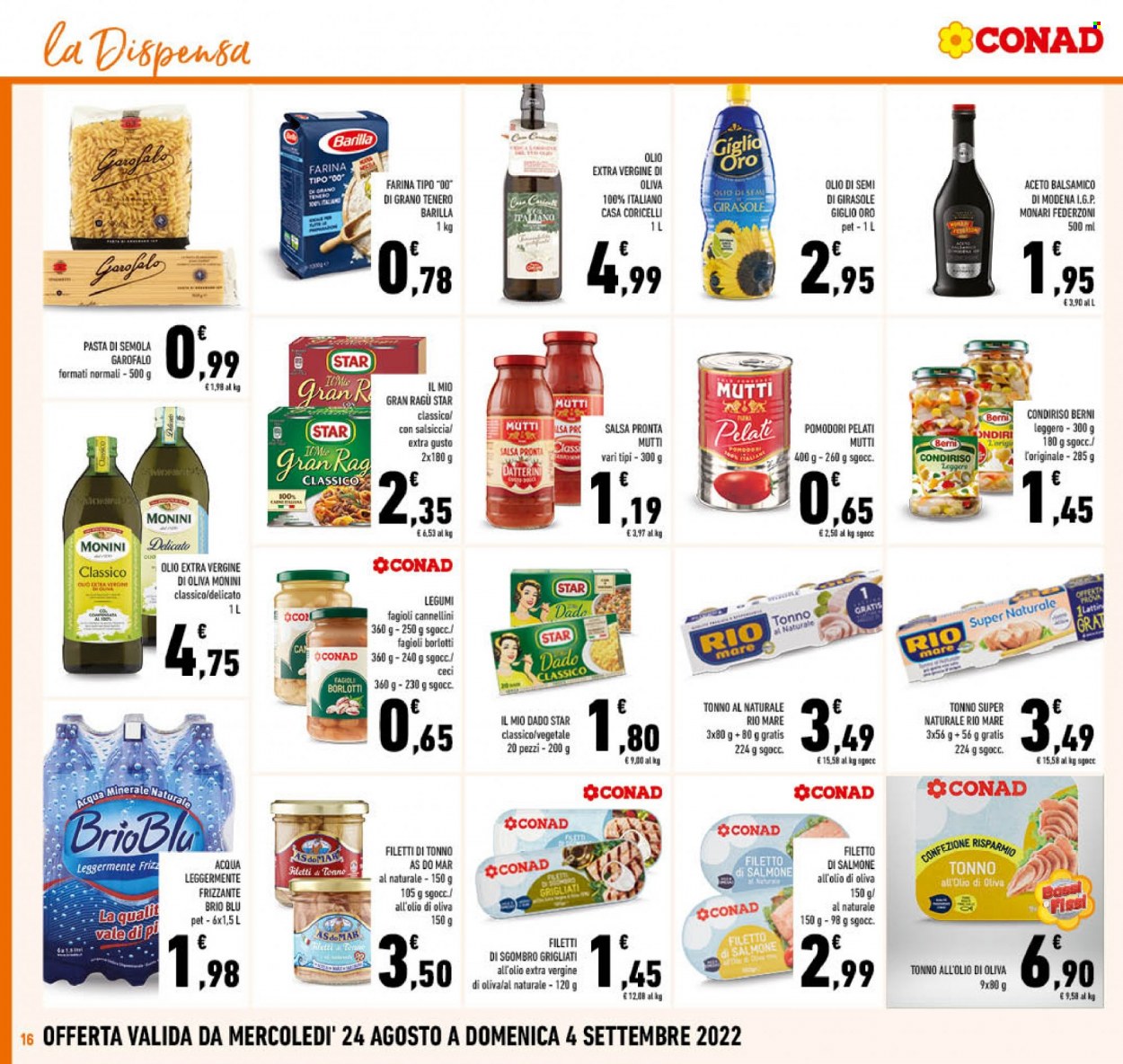Volantino Conad - 24/8/2022 - 4/9/2022. Pagina 16