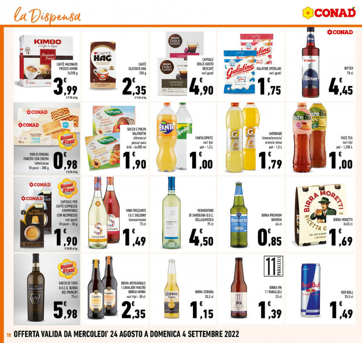 Volantino Conad - 24/8/2022 - 4/9/2022. Pagina 18