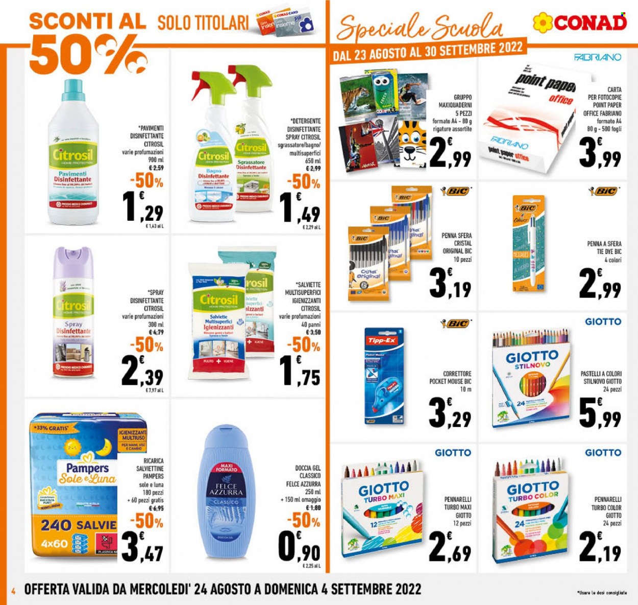 Volantino Conad - 24/8/2022 - 4/9/2022. Pagina 4