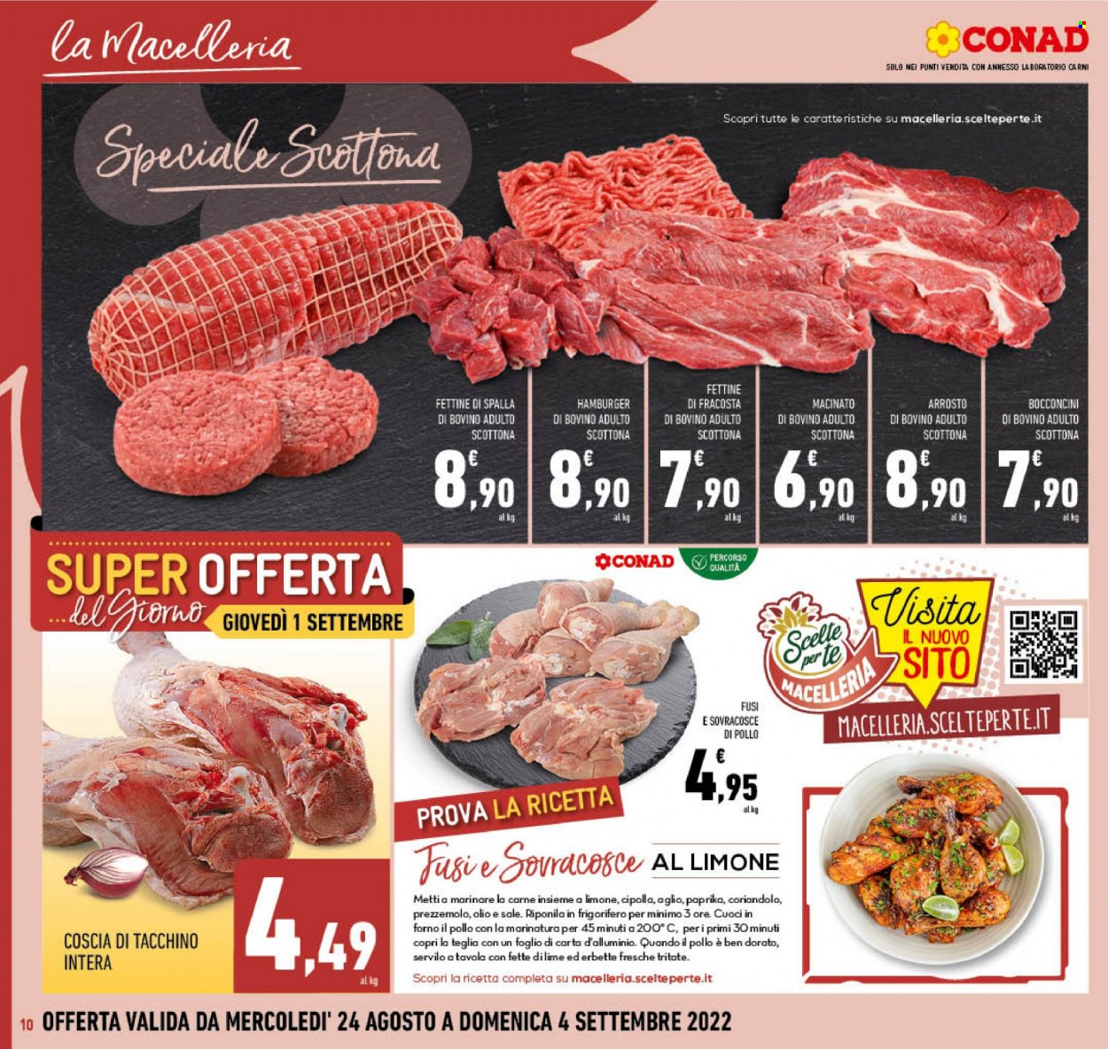 Volantino Conad - 24/8/2022 - 4/9/2022. Pagina 10