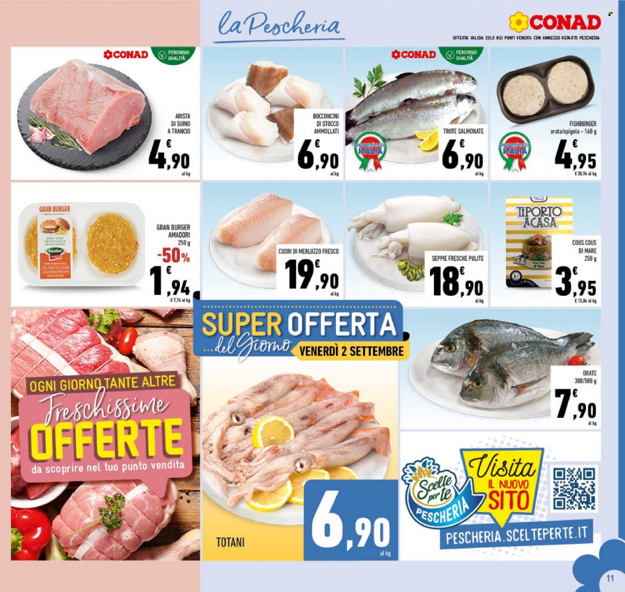 Volantino Conad - 24/8/2022 - 4/9/2022. Pagina 11